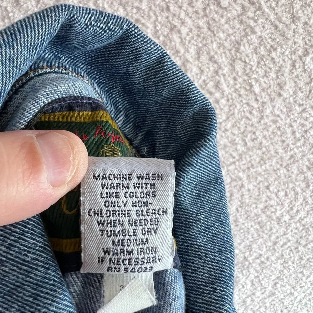 GAP Vintage 2000 Toddler The Perfect Fit‎ Classic Denim Jean Jacket Size 3T